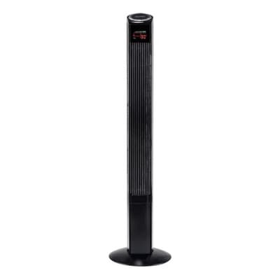 Ventilador de Torre Tecnovent 46" Negro con Control Remoto y 3 Velocidades