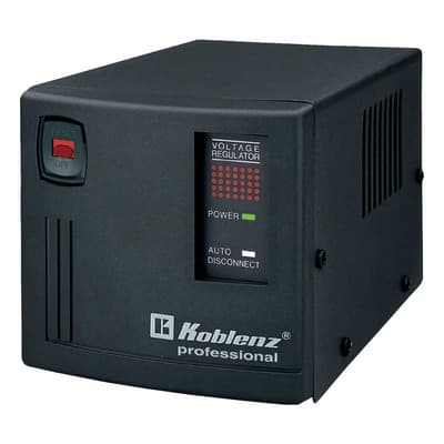 Regulador De Voltaje Koblenz Er-2550 Ideal Para Equipos De Alto Consumo 2500va / 2000w 6 Contactos Con Desconexión Automática , Tv's, Consolas, Impresoras, Fotocopiadoras, Hogar Y Oficina, Color Negro - $1,169.00 en Mercado Libre | PrecioMX