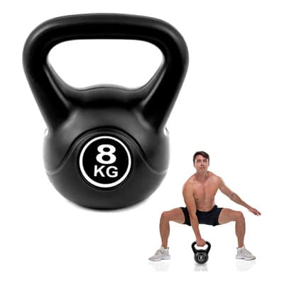 Pesa Rusa Profesional Ejercicio InFitness Gym 8 Kg Color Negro