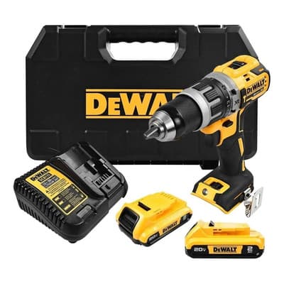 Rotomartillo Dewalt Dcd796 Brushless 1 bateria 2ah y cargador, Color Amarillo.