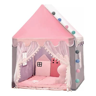 Tienda Niños Casa Carpa Castillo Princesa Niñas Grande Juguete Color Rosa Topfuture House Tent - $297.42 en Mercado Libre | PrecioMX