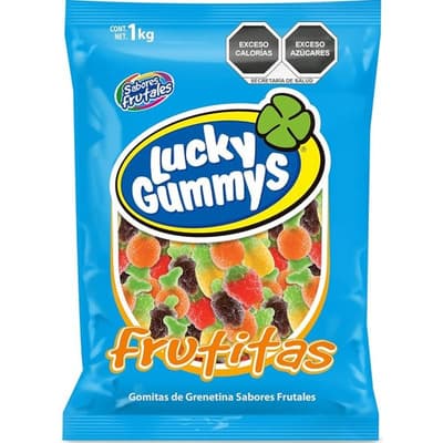 Lucky Gummys Frutitas Gomitas De Azucar 1kg - $76.00 en Mercado Libre | PrecioMX
