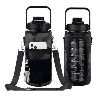 Botella De Agua Taza De Agua Deportiva Con Portavasos 2l