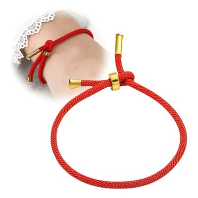 Velstron Pulsera Roja, Cuerda Roja, Tamaño Ajustable, Apta Para Hombres Y Mujeres, Simboliza Protección Y Buena Suerte, La Cadena Roja Del Destino. Rojo 7 Cm - $65.00 en Mercado Libre | PrecioMX