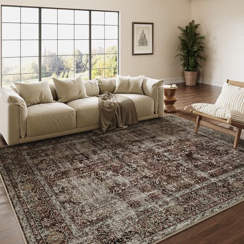 180x270cm Alfombras Vintage Clásico Decorativas Sala Tapetes - $1,474.83 en Mercado Libre | PrecioMX