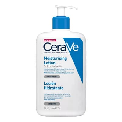 Cerave Loción Hidratante Corporal Y Facial Para Piel Seca A Muy Seca Con 3 Ceramidas Esenciales Y Ácido Hialurónico, Hidratación 24 Horas, Textura Liviana Sin Fragancia, 473 Ml Normal A Seca Día/noche - $244.98 en Mercado Libre | PrecioMX