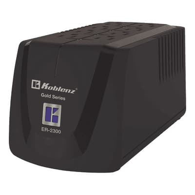 Regulador De Voltaje Koblenz Er-2300 Con Desconexión Automática Y Capacidad De 2300va / 1000w Para Equipos De Audio Y Video, 8 Contactos Nema5-15r, Supresor De Picos Color Negro - $844.00 en Mercado Libre | PrecioMX