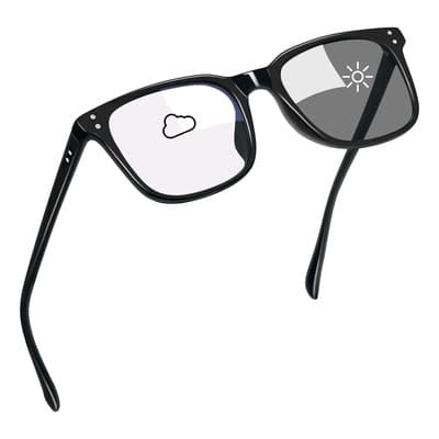 Lentes Fotocromáticos Joopin Con Filtro Luz Azul Negros Protección Uv Negro Brillante - $367.64 en Mercado Libre | PrecioMX
