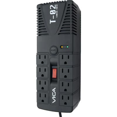 Regulador Vica T-02 1200va 700w 8 Contactos Color Negro - $459.00 en Mercado Libre | PrecioMX
