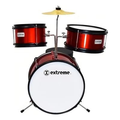 Extreme Exbt070 Batería Infantil 3 Pzas. Vino Banco Platillo Rojo - $2,168.03 en Mercado Libre | PrecioMX