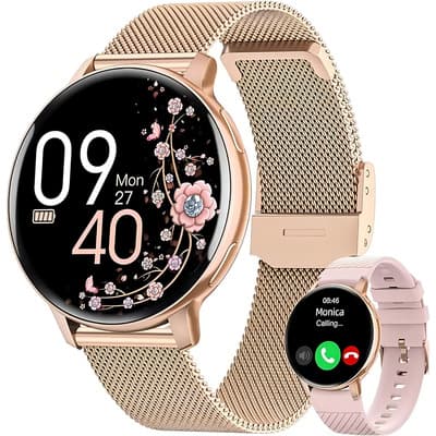 Smartwatch Para Mujer Mertto Reloj Inteligente Deportivo Dorado - $477.60 en Mercado Libre | PrecioMX