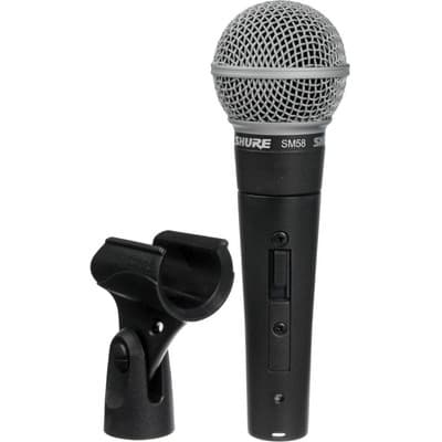 Sm58s Microfono Shure Dinamico Vocal Unidireccional Color Negro Con Switch - $728.00 en Mercado Libre | PrecioMX