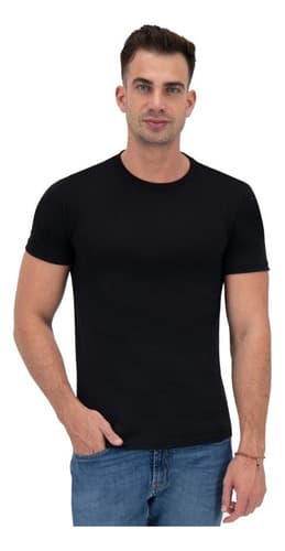 Playera Slim Fit Super Cómoda Manga Corta Lycra - $89.24 en Mercado Libre | PrecioMX