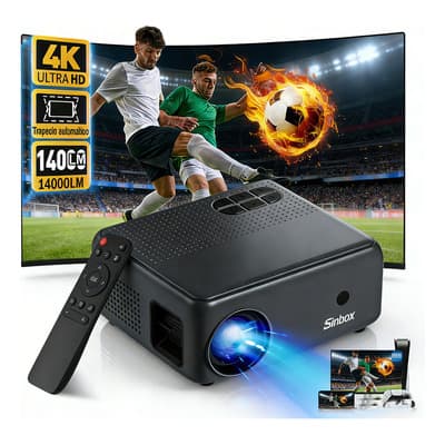 Projector Con Sonido Hifi 4k Android 20000lm Copa Del Mundo 2026 Mini Proyector Professional Led Portatil Inteligente Dual Wifi 6 Auto Corrección Keystone 1080p Nativo Bt 5.2