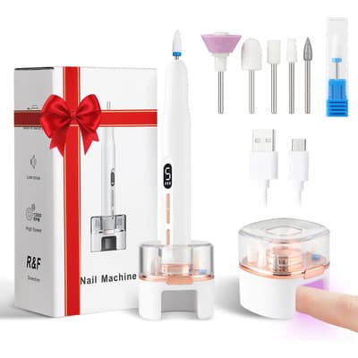 Vidabee Pulidor De Uñas Inalámbrico, Pulidora Para Manicura/pedicura - Kit Completo Con 12 Brocas Para Drill, 6... Rosa Claro - $187.19 en Mercado Libre | PrecioMX