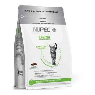 Nupec Felino Para Gato Adulto Indoor 1.5kg - $299.00 en Mercado Libre | PrecioMX