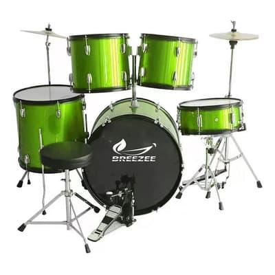 Bateria Musical Profesional Acustica Adulto 22 Pulgadas 5pz Color Verde - $5,999.00 en Mercado Libre | PrecioMX