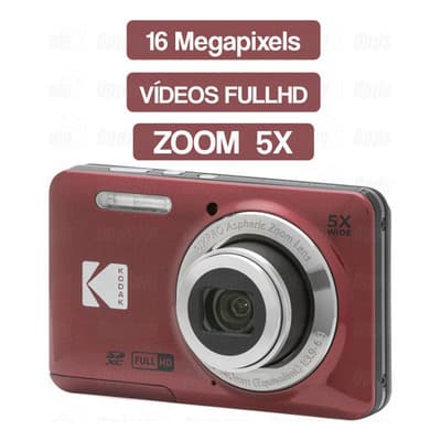 Kodak Pixpro Friendly Zoom Fz55 16 Mp Zoom Óptico 5x Roja Color Kodak Roja - $3,209.92 en Mercado Libre | PrecioMX