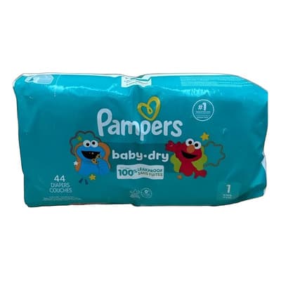 Pack X44 Pañales Pampers Baby Dry Etapa 1 Bebés 4 A 6 Kg Pequeño (p) Sin Género - $336.90 en Mercado Libre | PrecioMX