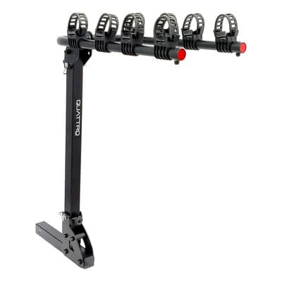 Portabicicletas de Enganche Quattro Sport L4 4 Bicicletas Acero 2 Pulgadas