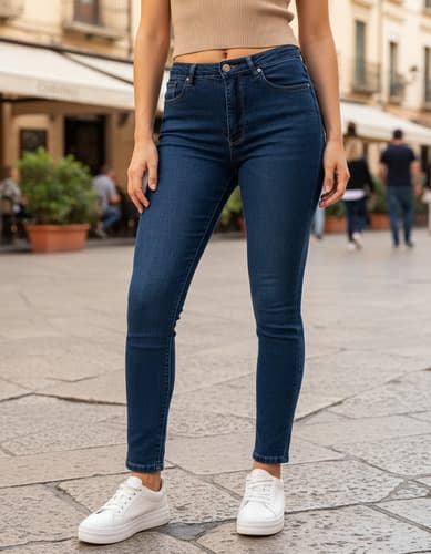 Jeans Pantalon Slim De Mezclilla Stretch Para Mujer Denim - $241.53 en Mercado Libre | PrecioMX