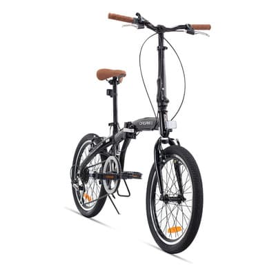 Bicicleta Plegable Rodada 20 Origami 1.1 Color Negro Turbo Tamaño del cuadro Chica