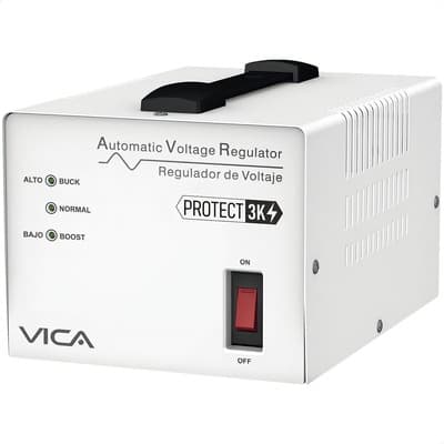 Regulador Electronco De Voltaje Protect 3k Vica 3000va 1800w Linea Blanca 4 Contac Color Blanco - $1,680.00 en Mercado Libre | PrecioMX