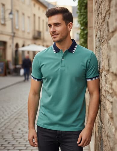 Playeras Caballero Camisa Casual Manga Corta Ocio