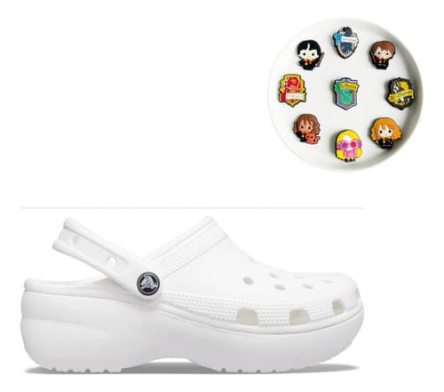 Sandalias Crocs Classic Platform Clog + Harry Potter Para - $985.42 en Mercado Libre | PrecioMX