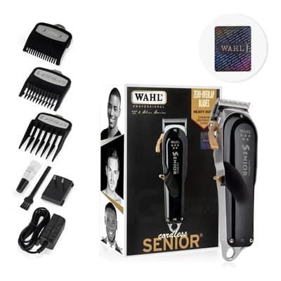 Máquina Para Corte De Cabello Profesional Wahl Senior Cordless Motor Rotativo Batería De Litio Peines Premium Clipper Inalámbrica Ideal Para Barbería Con Holograma De Autenticidad Negro - $2,994.00 en Mercado Libre | PrecioMX