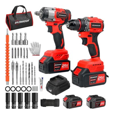 Taladros Atornillador Y Impacto Inalambrico Sin Escobillas Color Rojo Ironhoof Cymxf134rb - $1,299.00 en Mercado Libre | PrecioMX