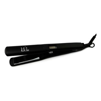 Plancha de Cabello HL Hair Care HL 480°F Titanio Negra Anti Frizz
