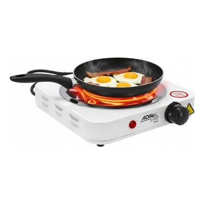Parrilla Eléctrica 1 Quemador Termostato Adir 10586 Color Blanco - $154.23 en Mercado Libre | PrecioMX