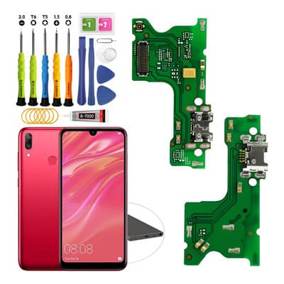 Centro De Carga Para Huawei Y7 2019 Dub-lx3 Dub-lx1 Con Ic