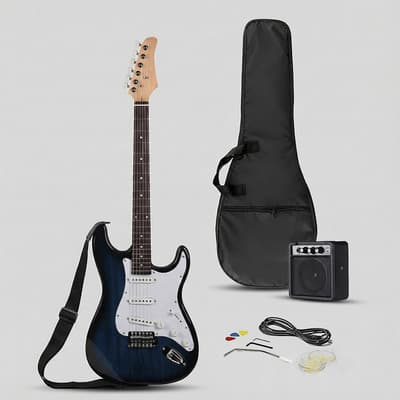 Guitarra Eléctrica Eg001 Con Amplificador 5w Y Accesorios Azul - $1,699.00 en Mercado Libre | PrecioMX