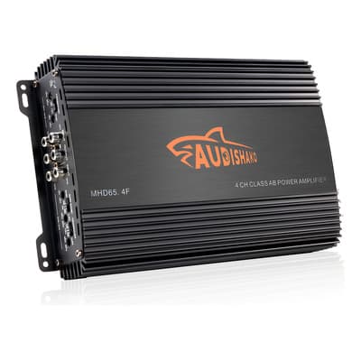 Amplificador De Audio Para Auto 4 Canales Clase Ab 1000w Audishako Mhd65.4f Para Carro, Max Power: 1000w Negro - $885.00 en Mercado Libre | PrecioMX