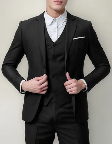 Alta Calidad Casual Slim Fit Traje De Hombre De Color Sólido - $500.94 en Mercado Libre | PrecioMX