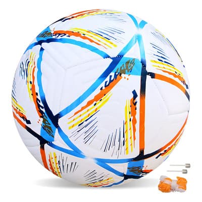 Lawan Balón De Fútbol No.5,balones De Fútbol De Entrenamiento Juvenil,con Pasador Y Red De Bolas,fútbol Recreativo Profesional De Exterior Para Adultos,regalo Para Los Amantes Del Fútbol