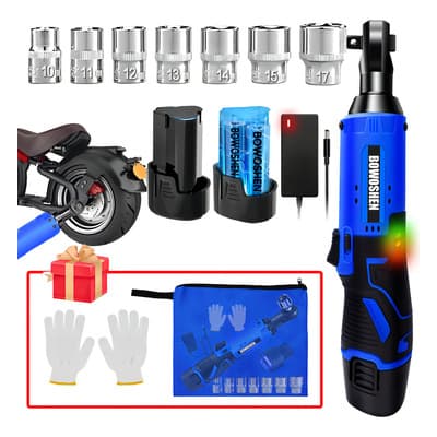 Llave De Impacto Inalámbrico Pistola De Impacto 3/8 Motor Sin Escobillas Con 2 batería Matraca Eléctrica BOWOSHEN - $600.92 en Mercado Libre | PrecioMX