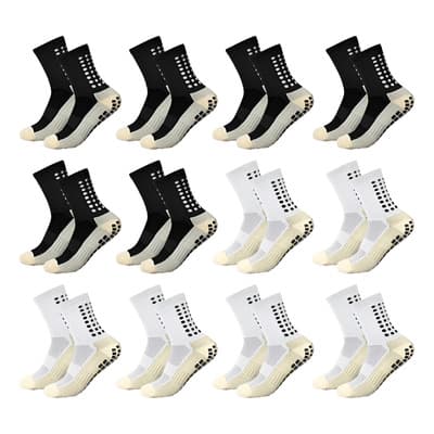 12 Pares De Calcetines Antideslizantes Para Fútbol