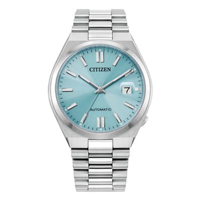Reloj Citizen Tsuyosa Nj0151-53m Para Caballero Ewatch Correa Plateado Bisel Plateado Fondo Celeste - $6,634.30 en Mercado Libre | PrecioMX