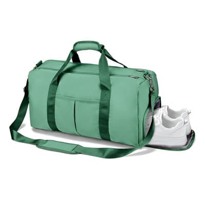 Maleta Deportiva Gym Bolsa De Deporte Con Compartimento Para Zapatos, Mochila Fitness Portátil De Gran Capacidad E Impermeable, Bolsa De Viaje Para Hombres Y Mujeres Color Verde-agua