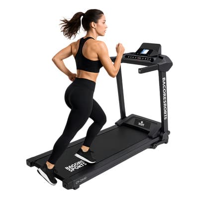 Caminadora Eléctrica Bagore C2 Plegable 12 Km/h Color Negro