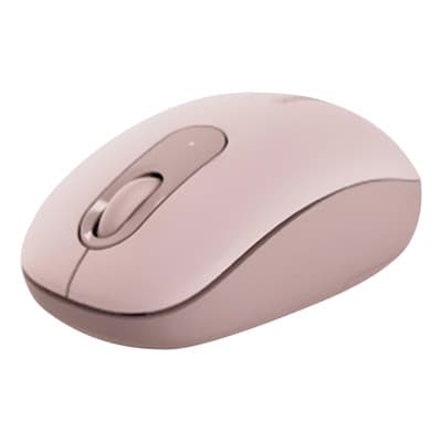 Mouse Inalámbrico Ugreen 2.4G 800/1200/1600/2400 DPI Función de 3 botones Alcance 10m Silencioso Ergonómico Anti-caída y Anti-interferencias Batería Alcalina AA incluida Color Dusty Pink.