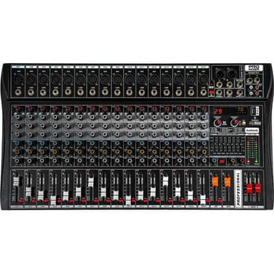 Mezcladora Mixer Audiotek 16 Canales Con Bluetooth Usb Para Estudio De Sonido Audio Profesional Control Eq Y Funcion Grabacion - $2,379.00 en Mercado Libre | PrecioMX