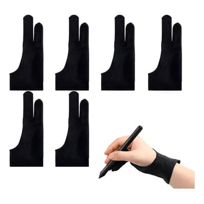 6 Guante Para Dibujo Antiestaticos Dedo Pinten Protección - $121.03 en Mercado Libre | PrecioMX