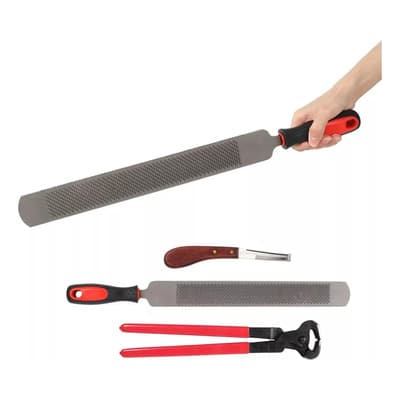 Pinza De Pezuña Para Caballos Accesorio Para El Cuidado 3pzs Multicolor