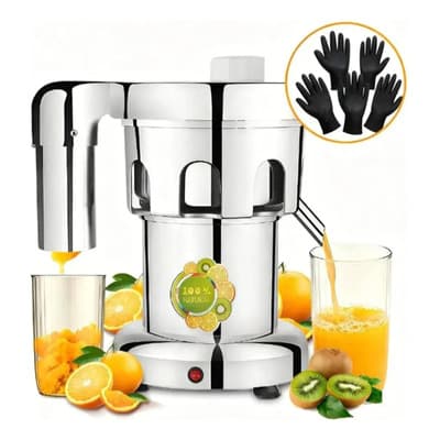 Extractor De Jugo Comercial Uso Rudo Para Frutas Y Verduras Acero Inoxidable 2800 Rpm Juguera Electrica Capacidad Grande Para Negocio Restaurante Y Hogar Plateado - $4,926.44 en Mercado Libre | PrecioMX