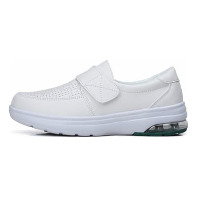 Zapatos De Cuero De Enfermera De Restaurante Para Mujer