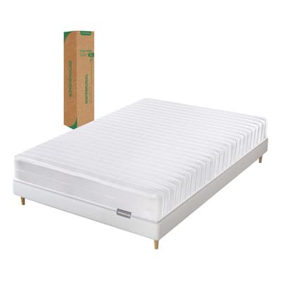 Colchón Matrimonial En Caja 16cm Alto Estructura De Resortes Espuma De Alta Densidad Memory Foam Antiácaros Hipoalergénico Peso Soportado 120kg Color Blanco Kingshouse - $1,949.00 en Mercado Libre | PrecioMX